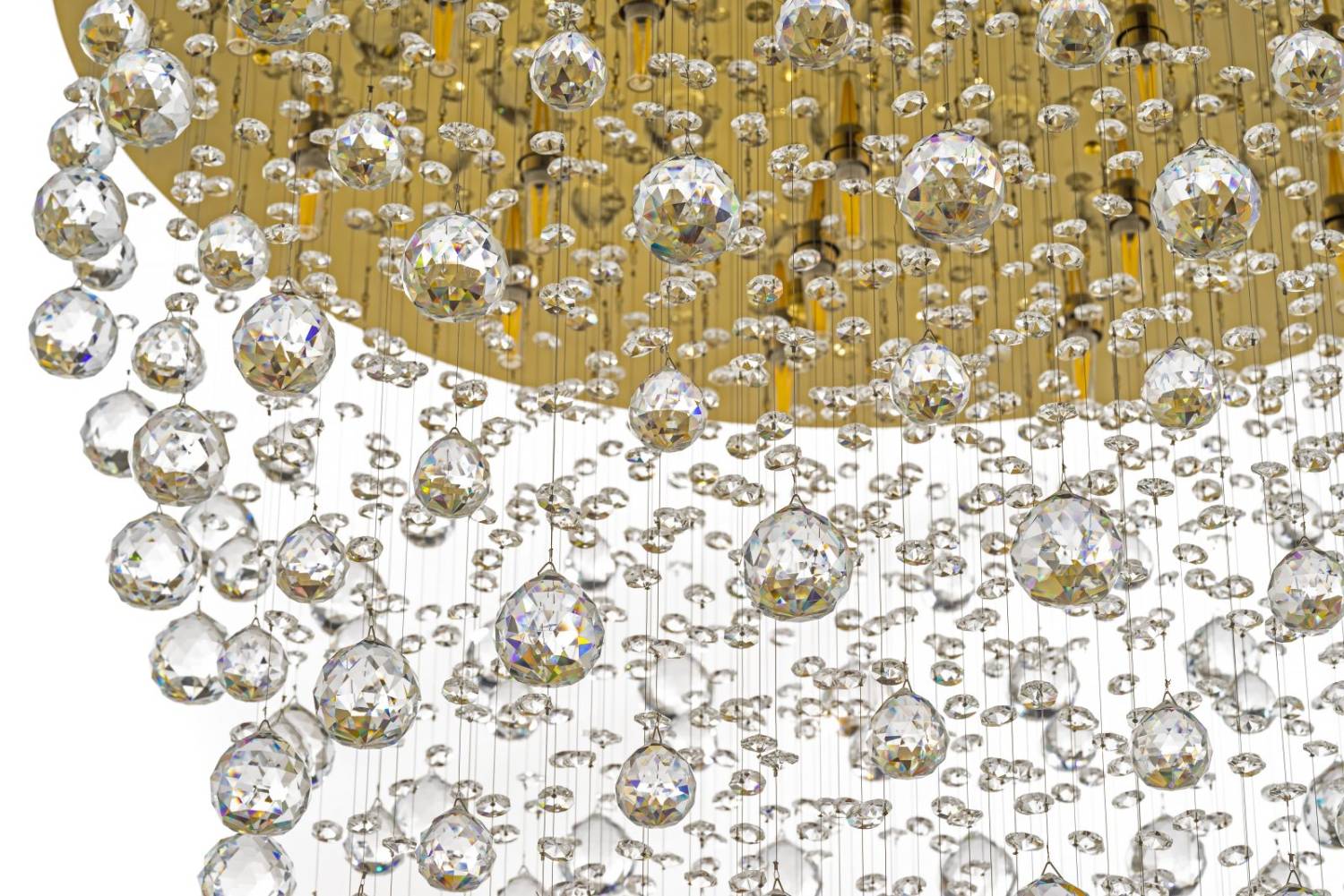 Потолочная люстра Arti Lampadari Flusso Gold Flusso H 1.4.80.615 G