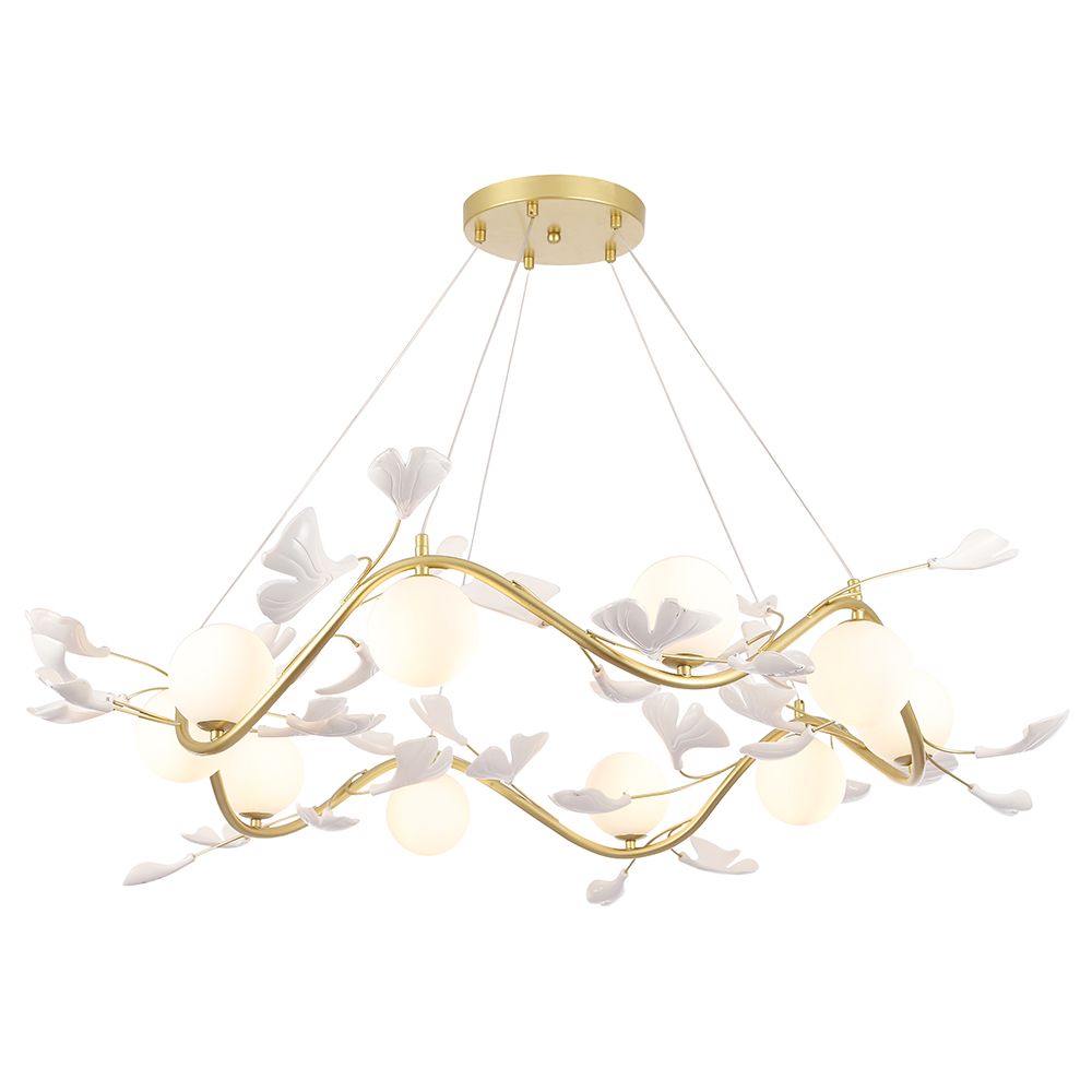 Подвесная люстра Crystal Lux Colibri COLIBRI SP10 GOLD