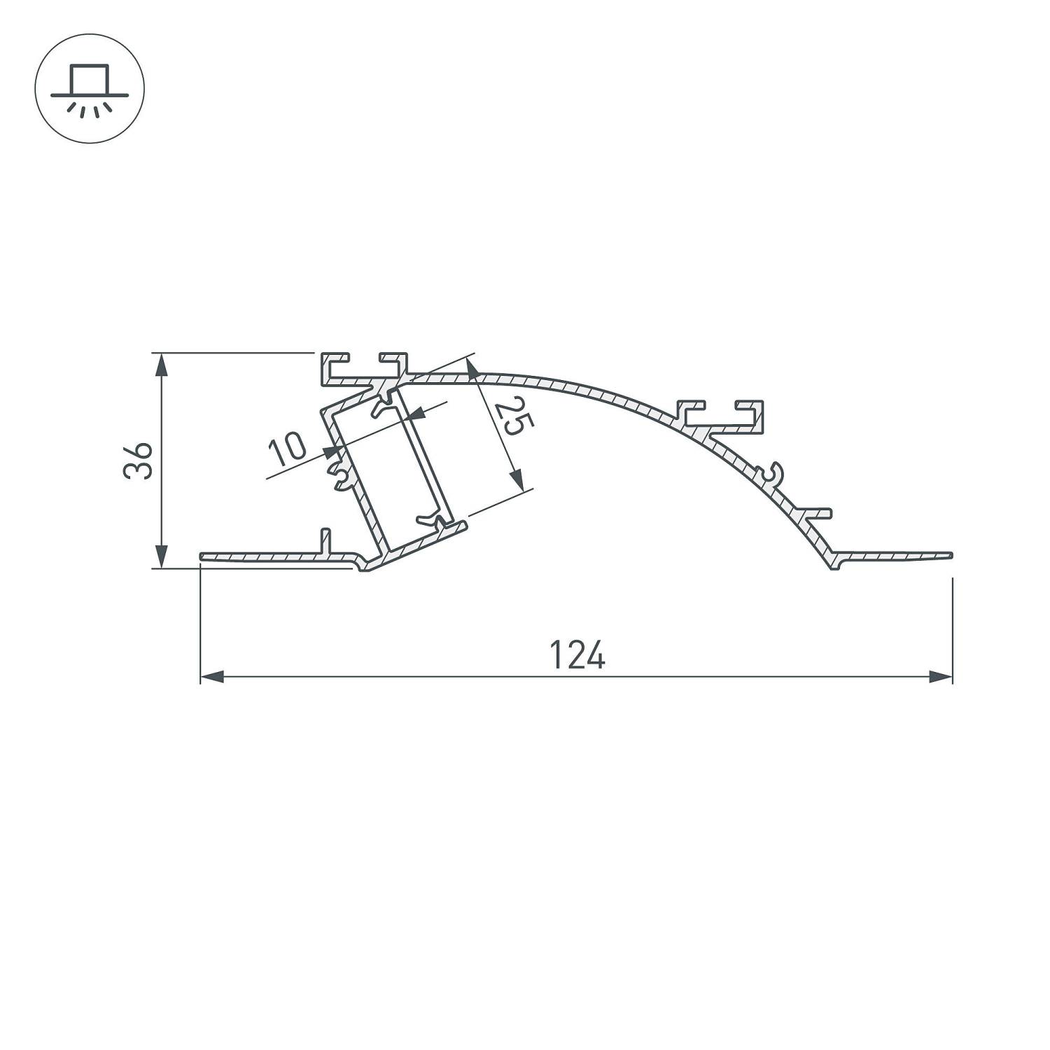 Профиль Arlight Alm 029850