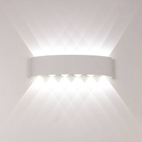 Уличный настенный светильник AM Group Am307 AM307-12X1W WH 4000K