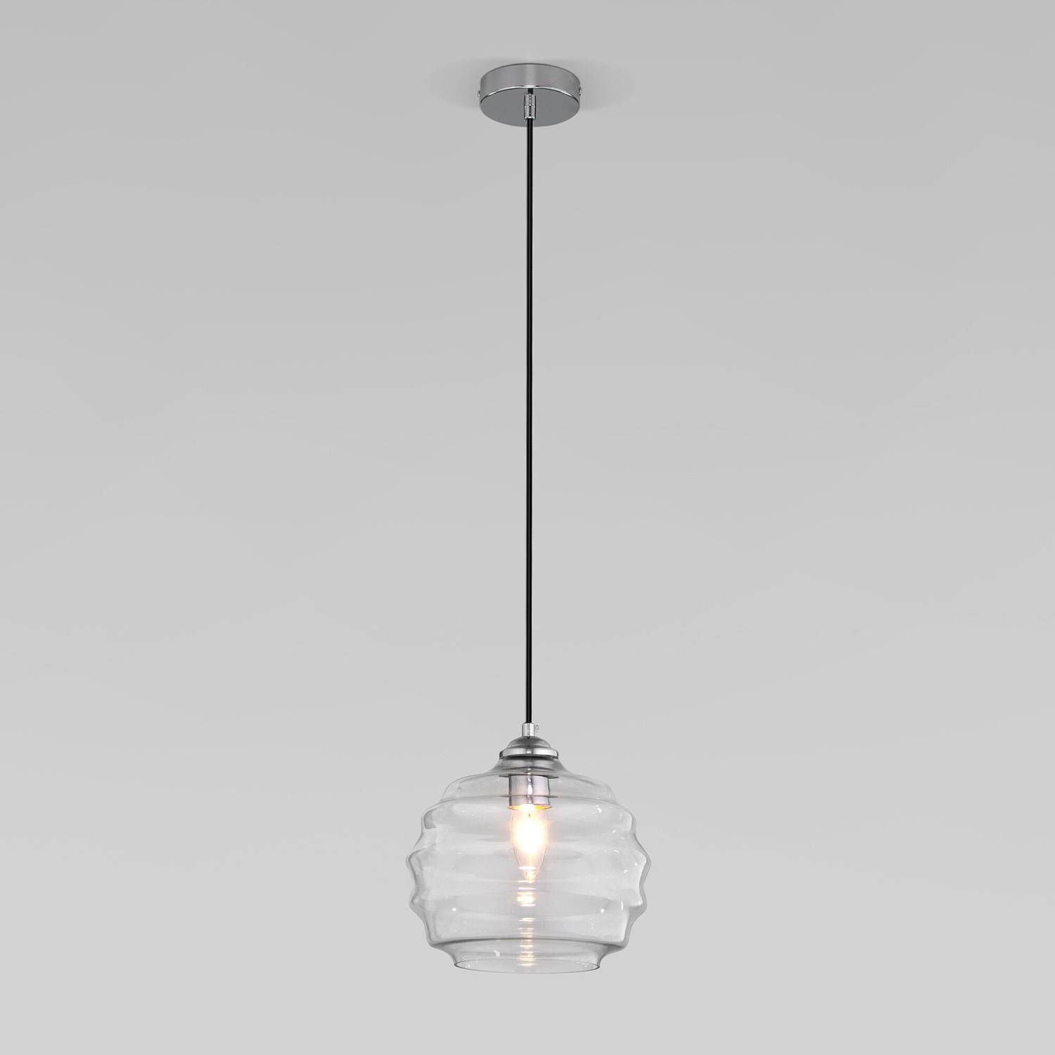 Светильник подвесной Eurosvet Ice 50239/1 прозрачный