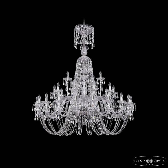 Подвесная хрустальная люстра 1402 Bohemia 1402/20+10+5/530/XL-165 Ni