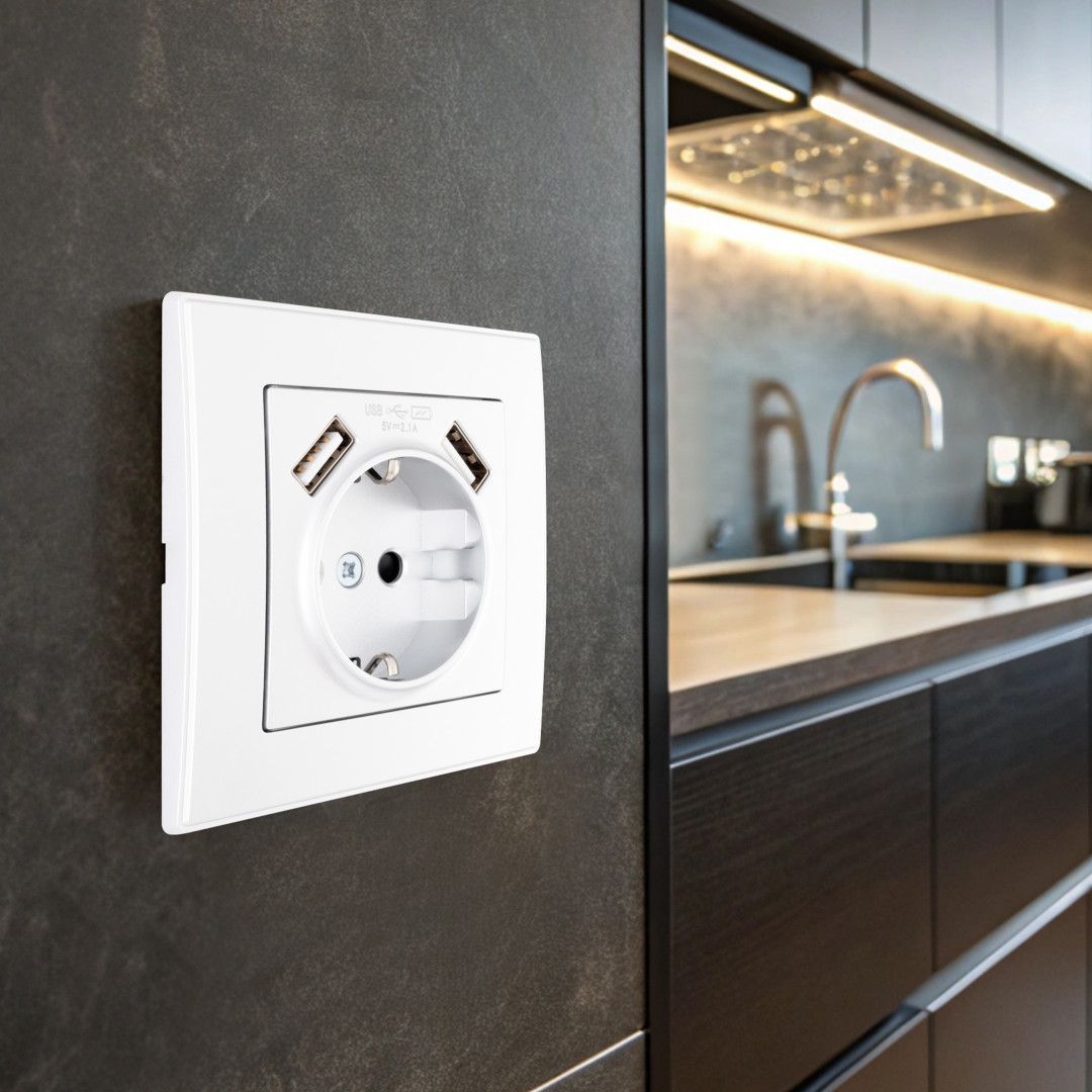 Розетка Arte Milano Set06-1 SET06-1-47-1 white