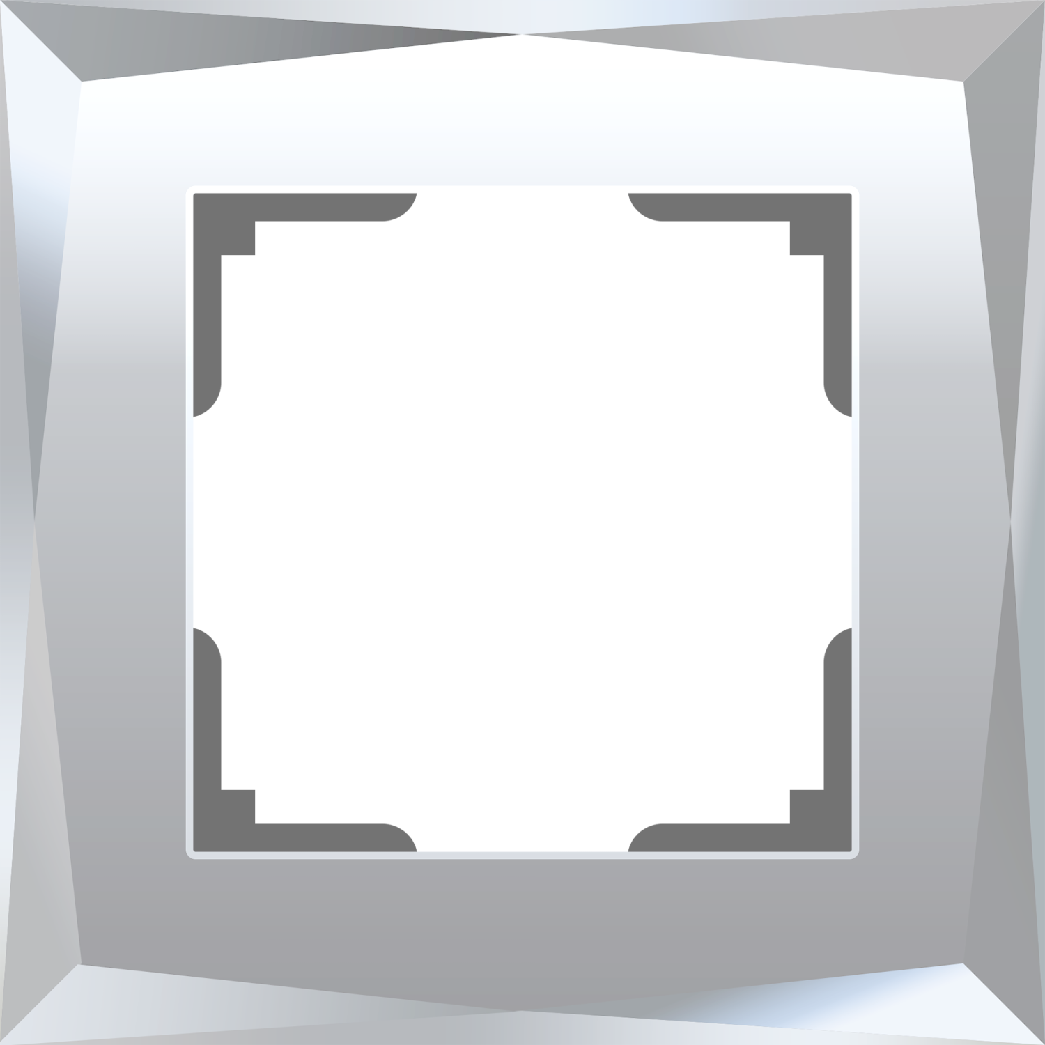 Рамка Werkel W0011220/ Рамка на 1 пост Diamant (зеркальный) Рамка Werkel W0011220/ Рамка на 1 пост Diamant (зеркальный)