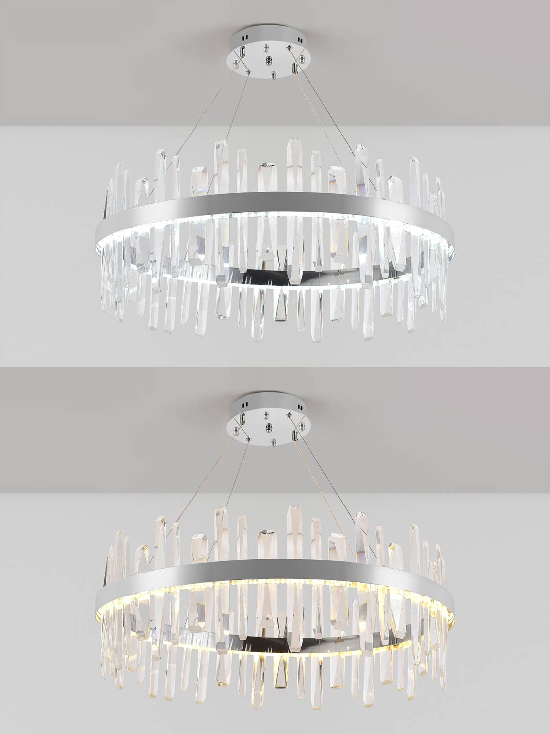 Подвесная люстра Natali Kovaltseva Smart Нимбы LED LAMPS 81257