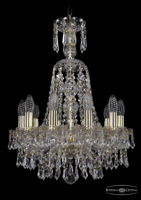 Подвесная хрустальная люстра 1403 Bohemia 1403/10/141/XL-61 G