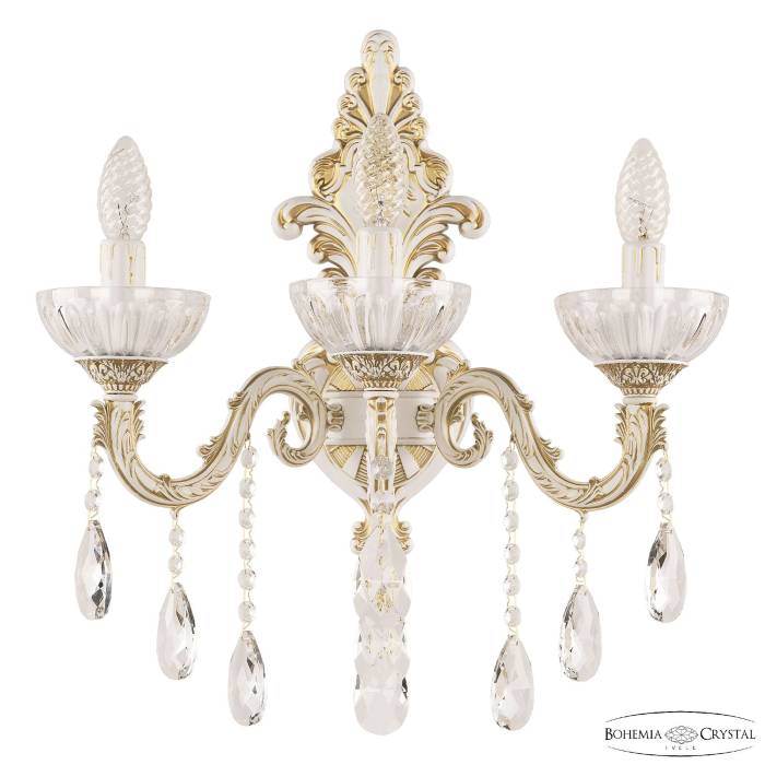 Настенное бра Bohemia AL7901 AL7901B15/3/175 B WMG P Clear/M-1H