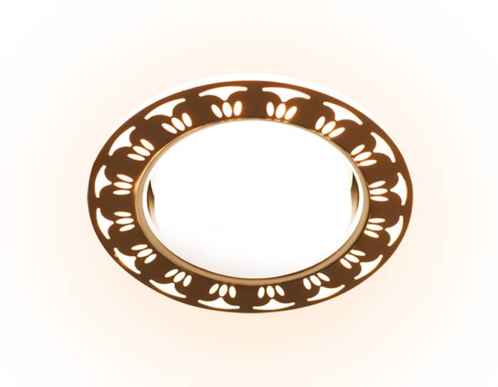 Встраиваемый светильник с узорами Gx53 Led G433 WH/WW Ambrella