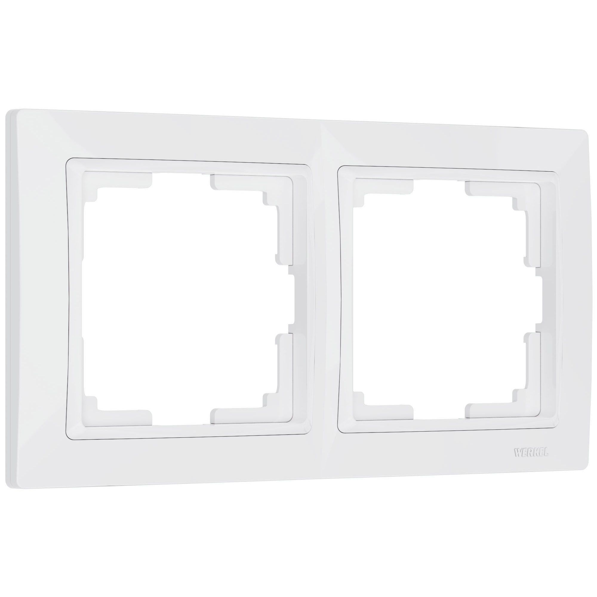 Рамка Werkel W0022001/ Рамка на 2 поста Snabb basic (белый) Рамка Werkel W0022001/ Рамка на 2 поста Snabb basic (белый)
