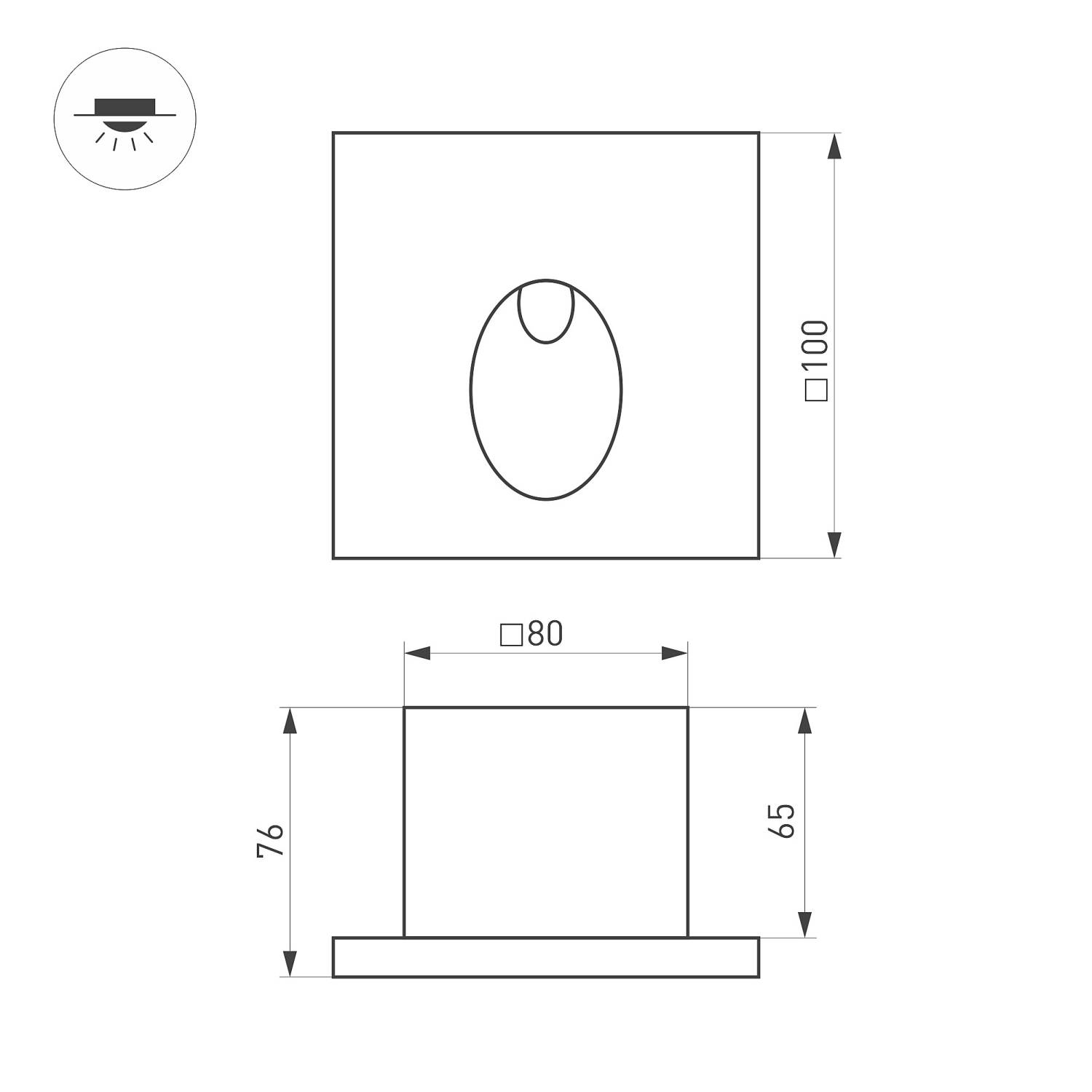 Подсветка для ступеней Arlight Tie 051051