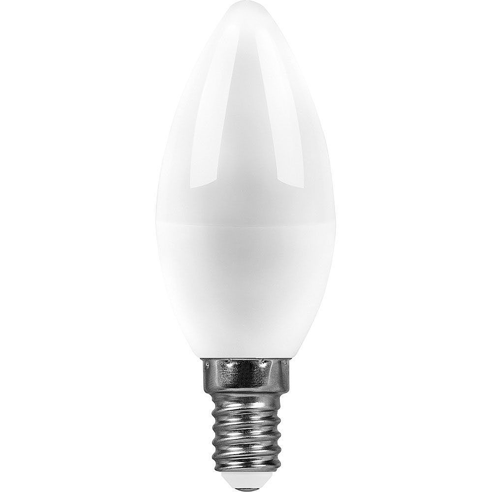 Светодиодные лампочки Saffit 55169 (E14)  (7Вт)  (6400K) 