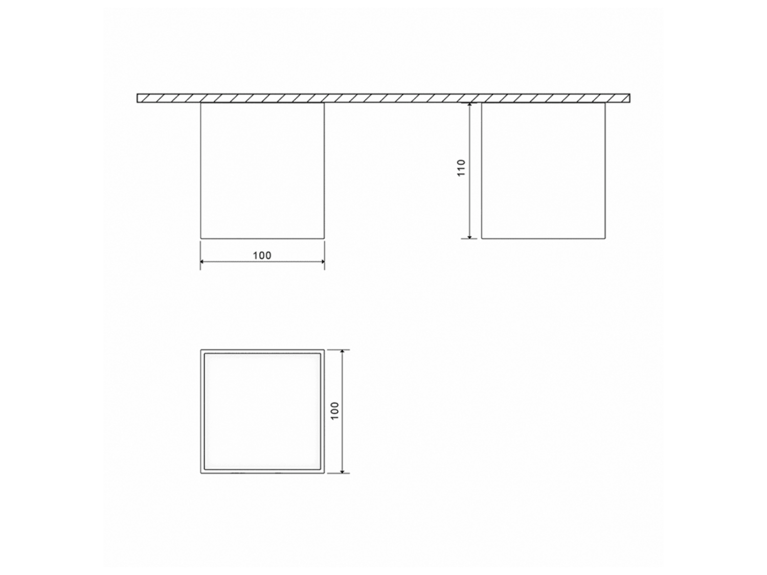 Накладной светильник SWG DesignLed GW GW-8601-10-BL-WW