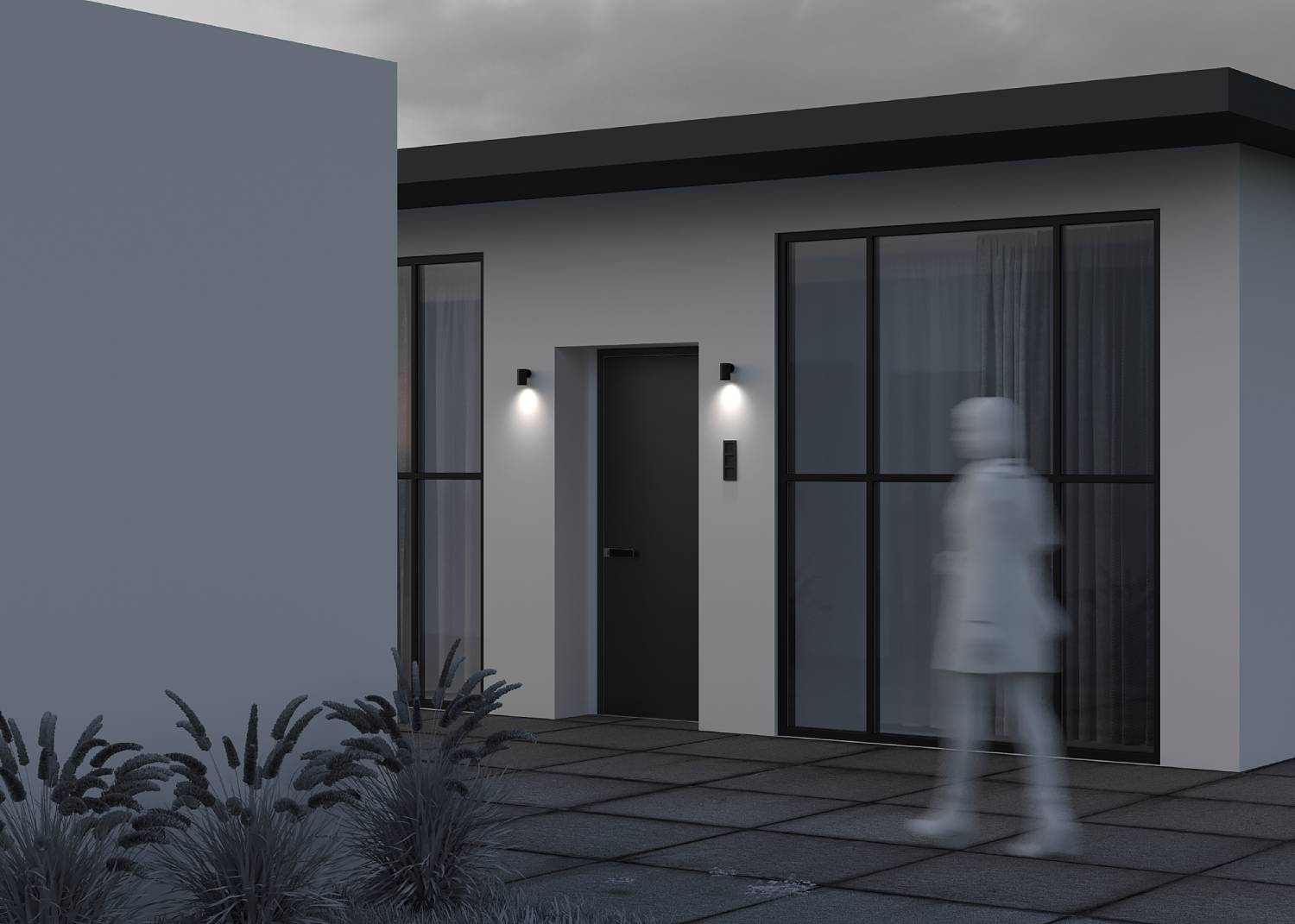 Настенный светильник Maytoni Clyde O493WL-01B