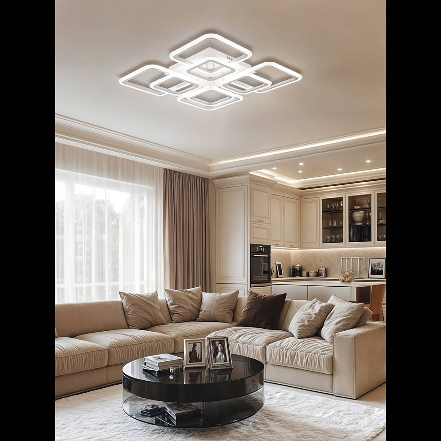 Потолочная люстра Natali Kovaltseva Spektr LED LAMPS 81108/4C