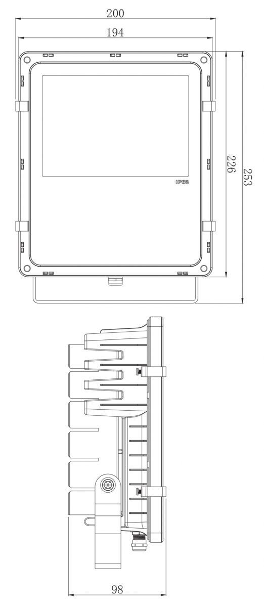 Прожектор уличный Deko-Light Flood 732076