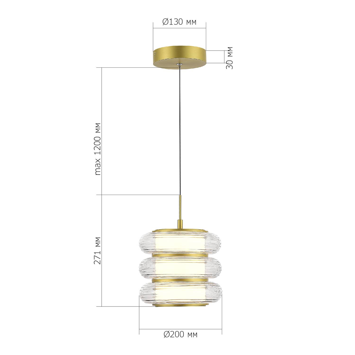 Светильник подвесной ST Luce Frittela SL6239.203.03