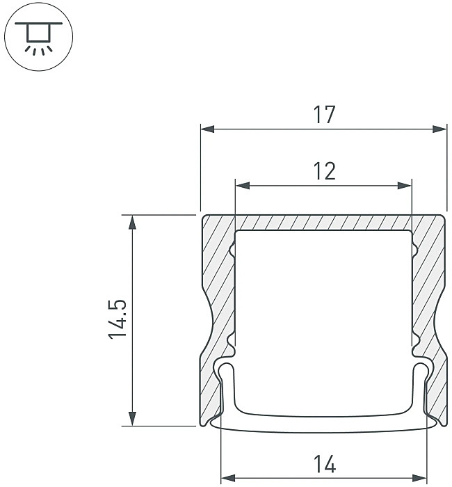 Профиль Arlight Arh-Line 044259