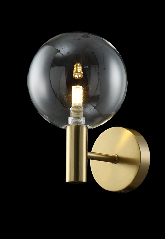 Настенное бра Crystal Lux Andres ANDRES AP1 BRONZE/TRANSPARENTE