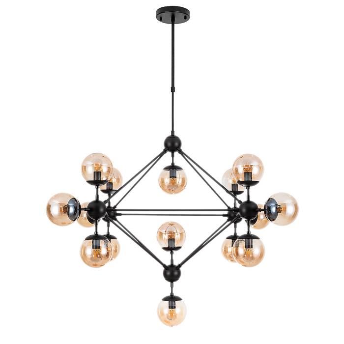 Люстра на штанге Arte Lamp Bolla A1664SP-15BK