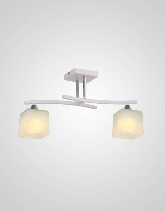 Потолочная люстра Мелодия Света Cube P6520-2 WT 000024264