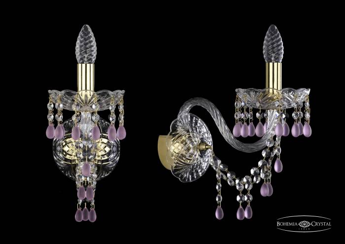 Настенное бра Bohemia 1410 1410B/1/195/XL/G/V7010