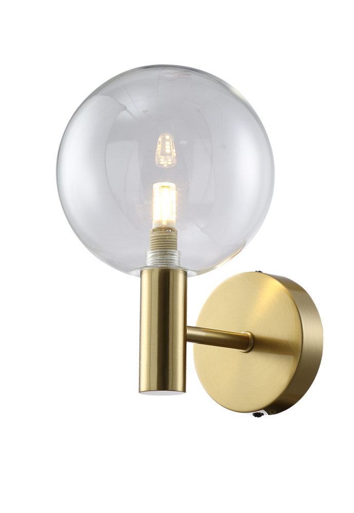 Настенное бра Crystal Lux Andres ANDRES AP1 BRONZE/TRANSPARENTE