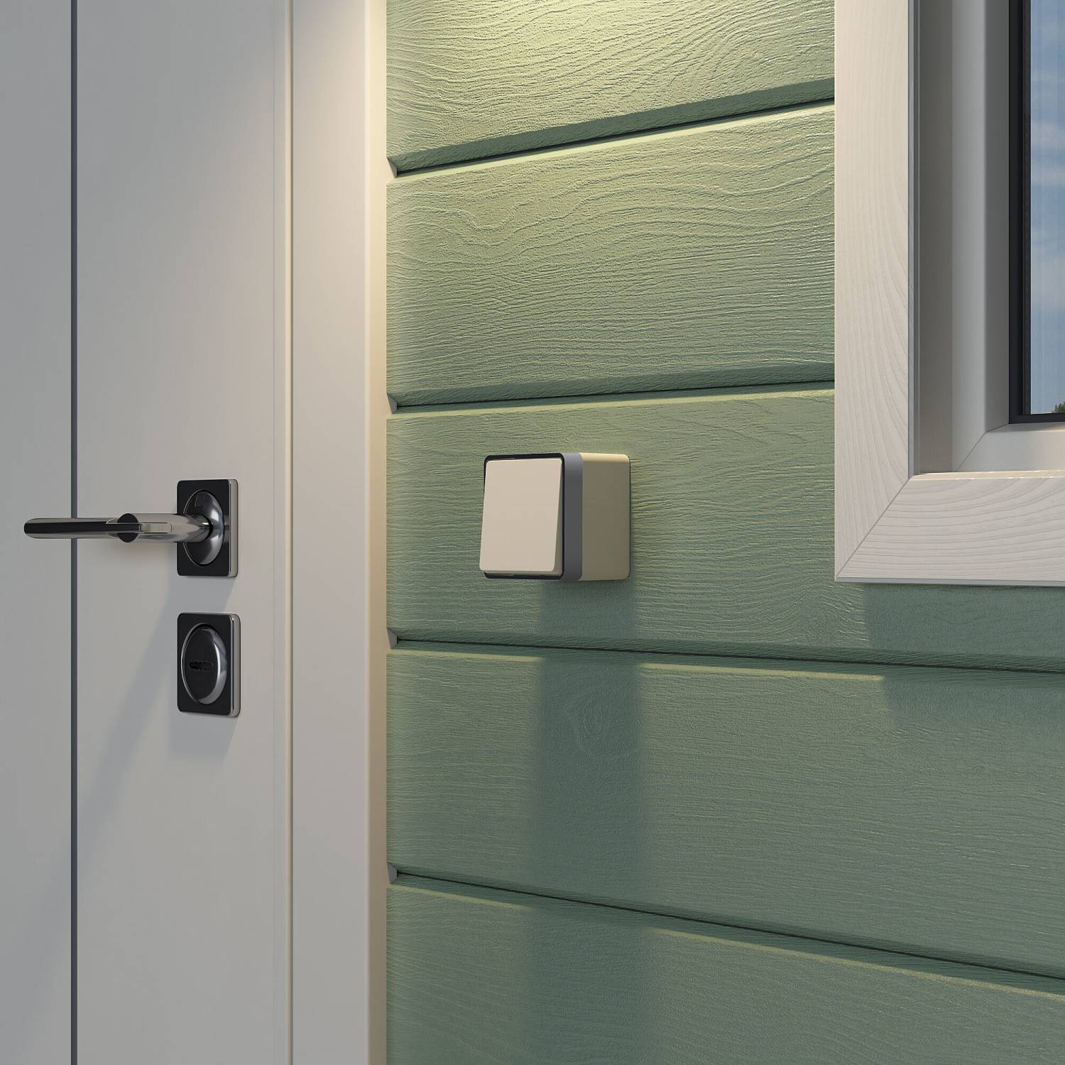 Выключатель Werkel W5010203/ Выключатель одноклавишный влагозащищенный Gallant (слоновая кость)