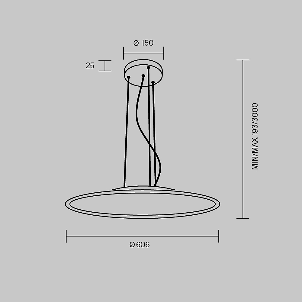 Светильник подвесной Maytoni Industria MOD471PL-L57WK