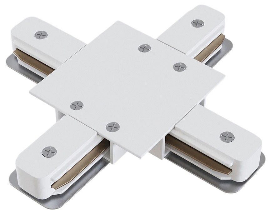 Коннектор X-образный для встраиваемого шинопровода Hesby Lighting Skylite HSBL_0042