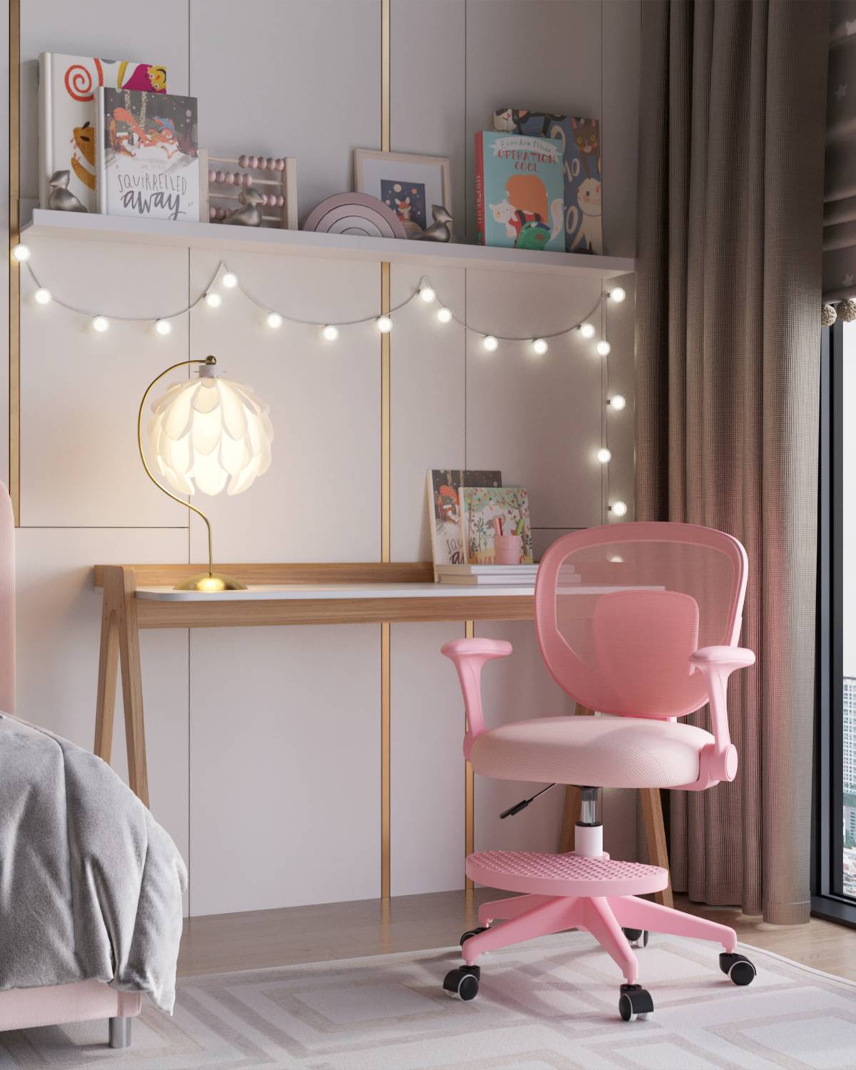 Компьютерное кресло Stool Group OUE-2541 pink