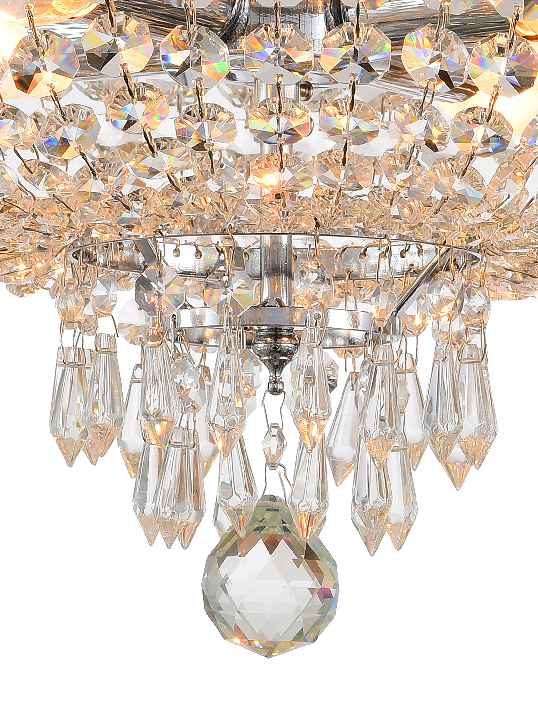 Потолочная люстра Natali Kovaltseva Rococo ROCOCO 81407/4C CHROME