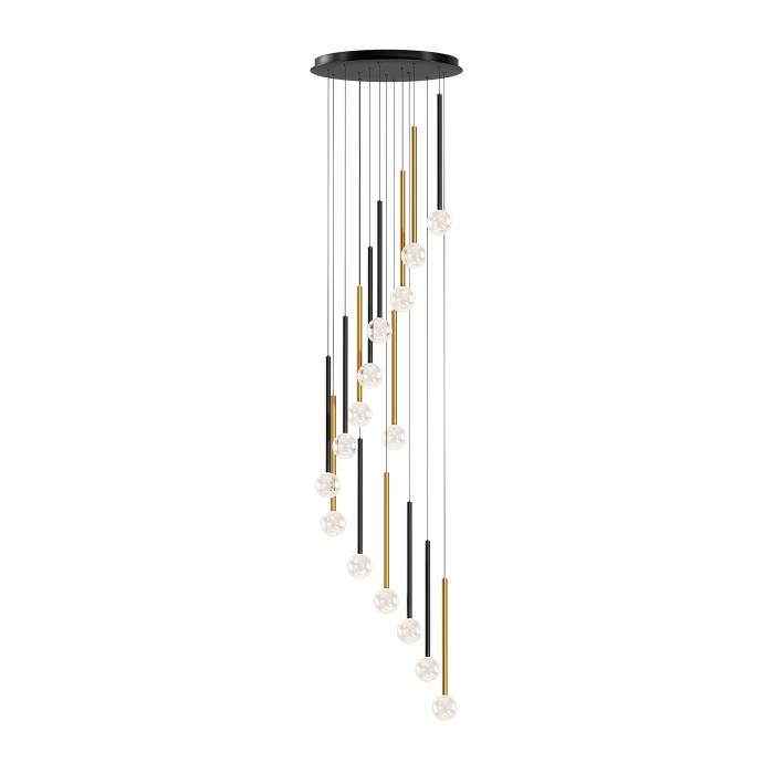 Люстра каскадная Maytoni Bubble dream MOD383PL-L40BBS3K