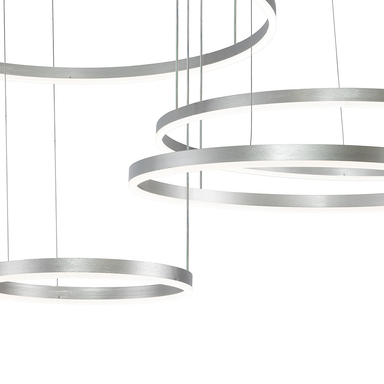 Подвесная люстра Indigo Galass 14001/4P Silver V000016L