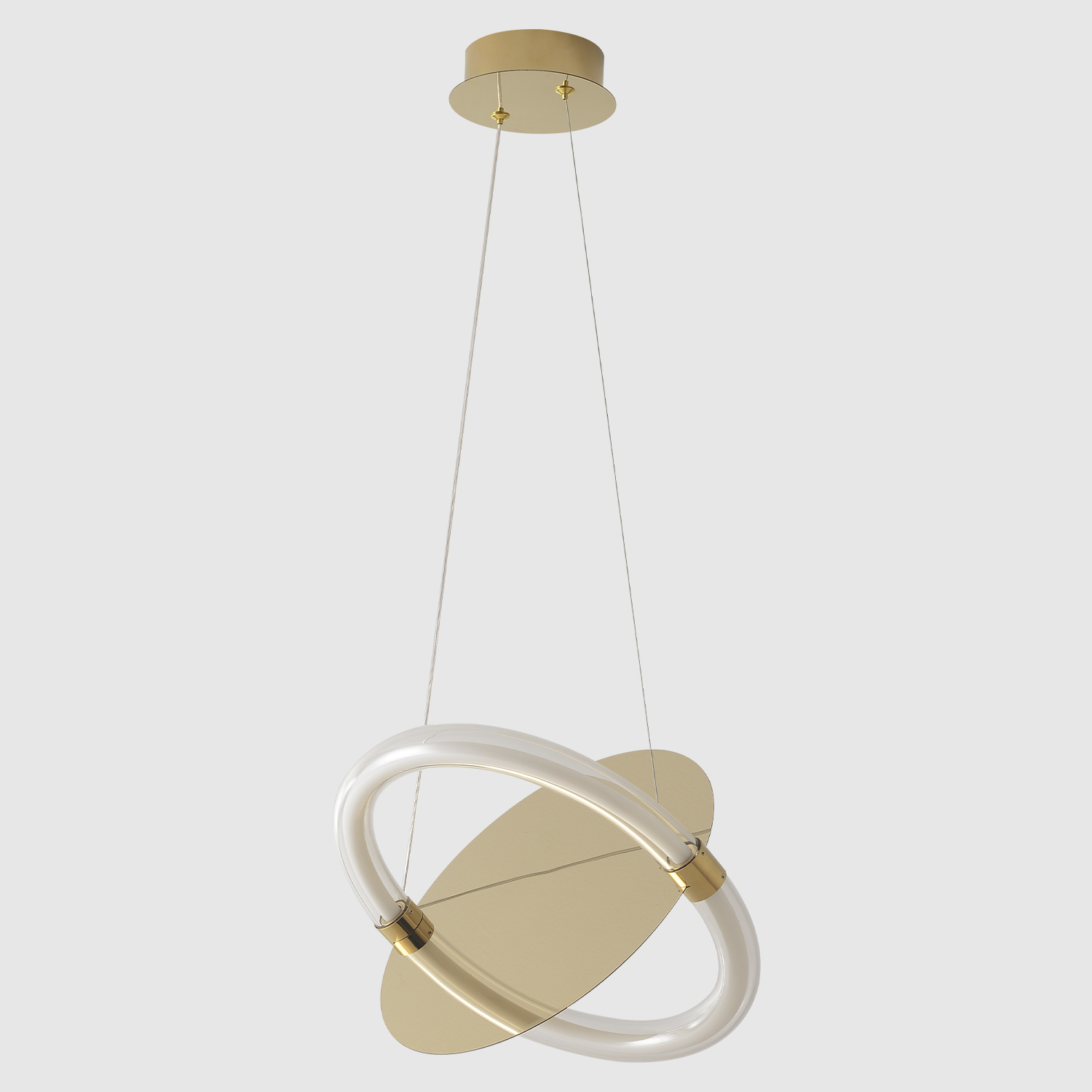 Светильник подвесной Crystal Lux Nebula NEBULA SP22W LED GOLD