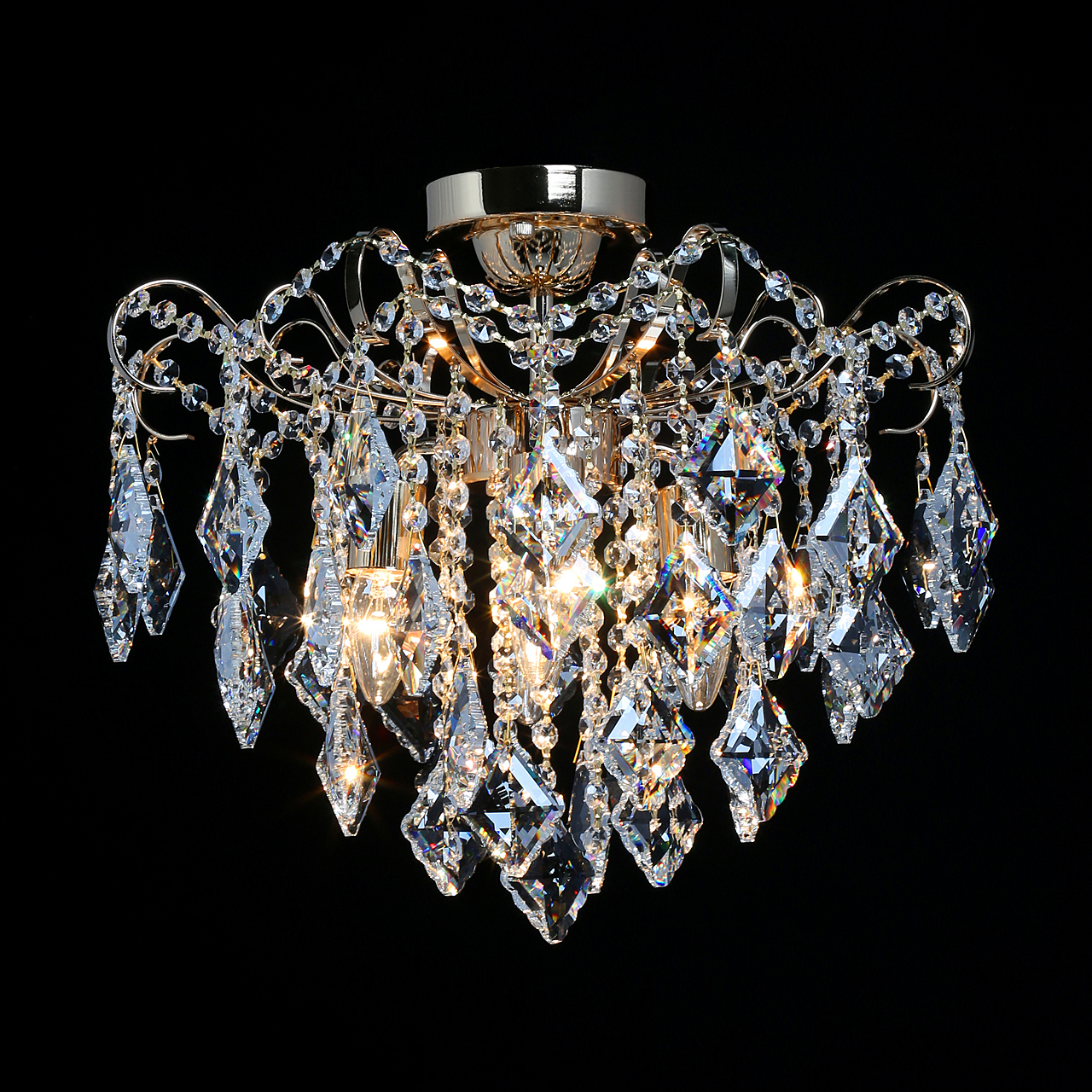 Потолочная хрустальная люстра De Markt Бриз 464019304