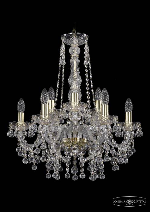 Подвесная хрустальная люстра 1409 Bohemia 1409/6+3/195/h-63 G