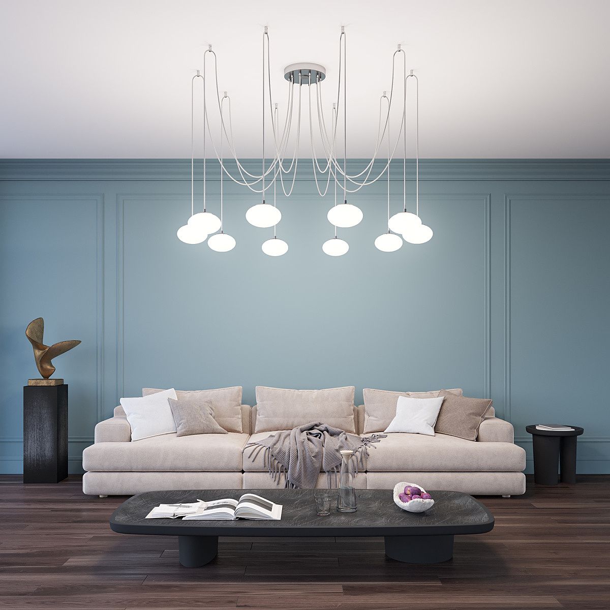 Подвесная люстра Citilux Atman smart CL226A091