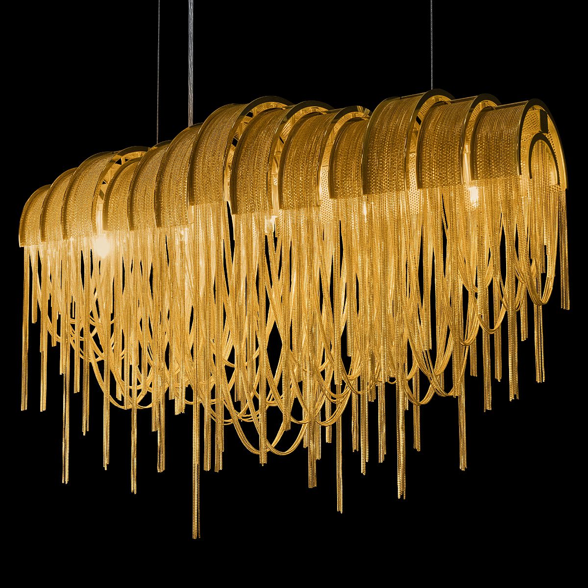 Подвесная люстра Loft It Volver 10404/720L GD