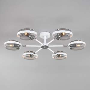 Потолочная люстра Eurosvet Gallo 70121/6 белый Smart