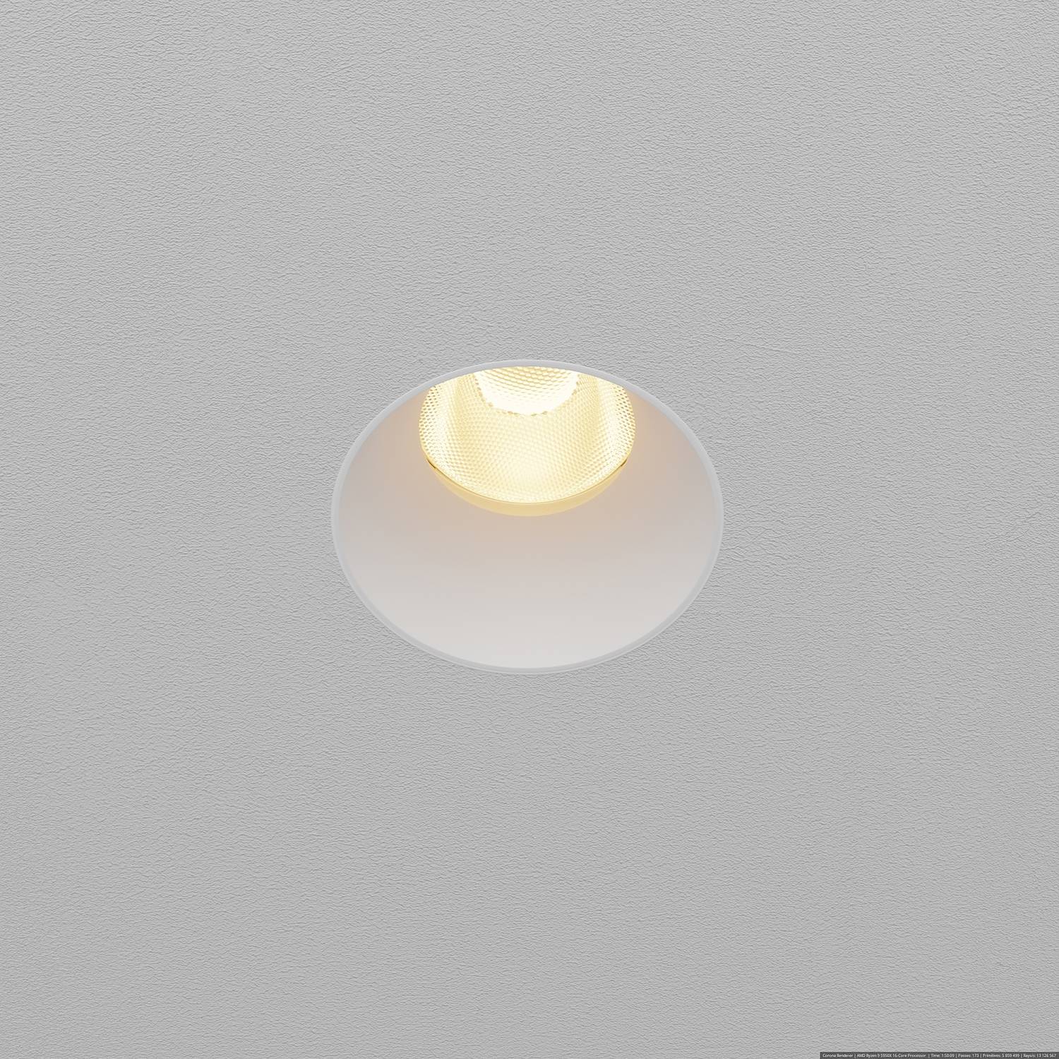 Встраиваемый светильник Maytoni Dip DL119-10W-2.7K-TRS-W