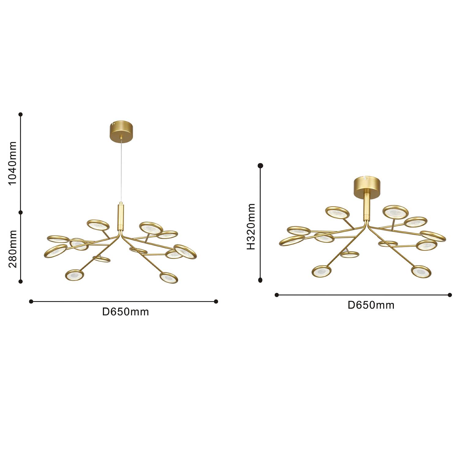 Подвесная люстра F-Promo Mugs 4253-12P
