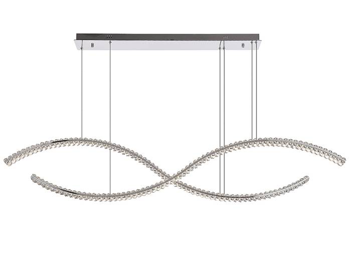 Светильник подвесной Newport Crystal 8242N/160 chrome