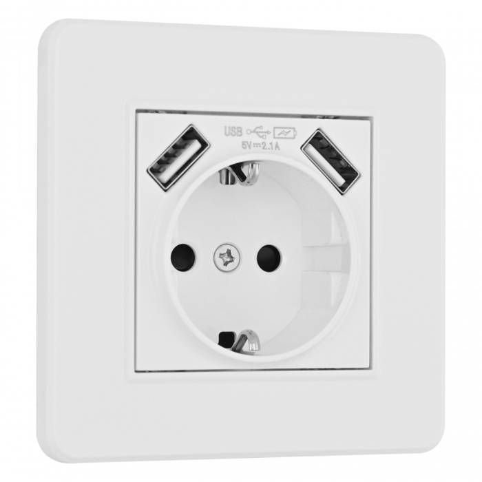 Розетка Arte Milano Set16-1 SET16-1-47-1 white