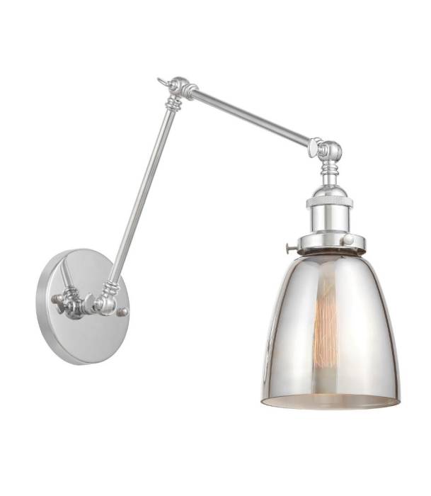 Настенное бра Lumina Deco Fabi LDW 6800-2 CHR+GY Настенное бра Lumina Deco Fabi LDW 6800-2 CHR+GY