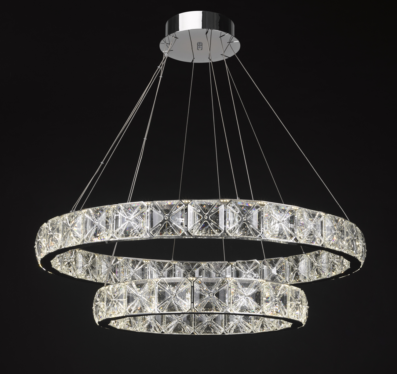 Подвесная люстра LEON MontBlanc LE3019/800-2K CH