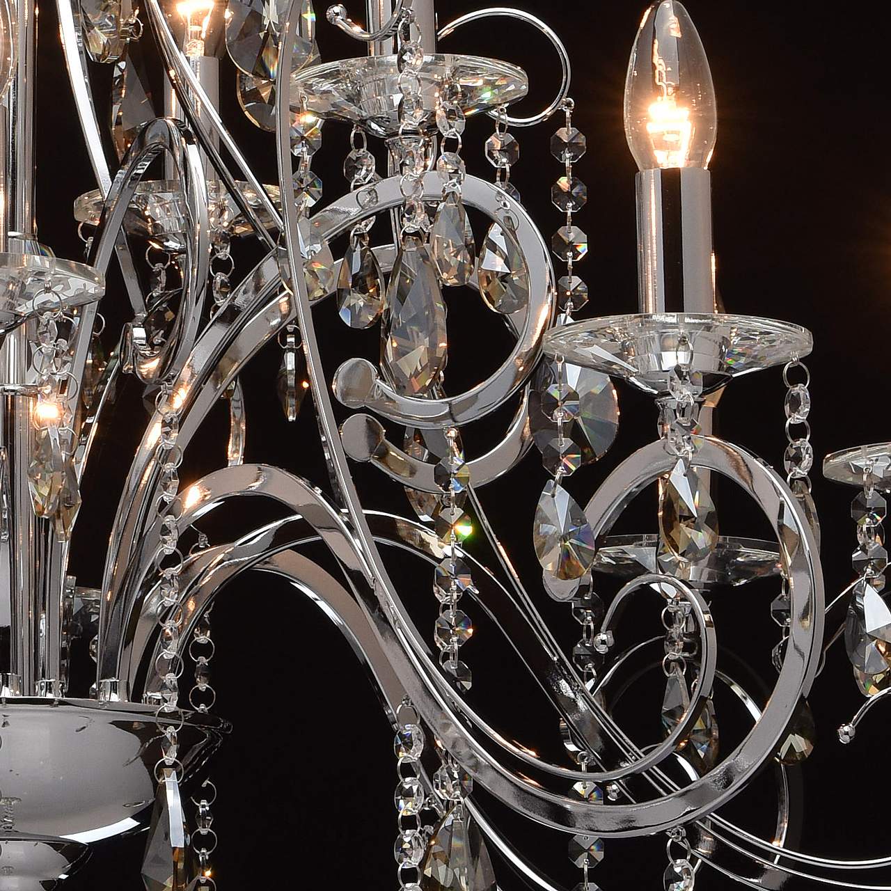 Подвесная хрустальная люстра Сюзанна Chiaro 458011012