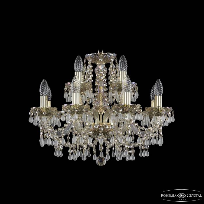 Подвесная хрустальная люстра 1410 Bohemia 1410/8+4/195 G V0300 M801