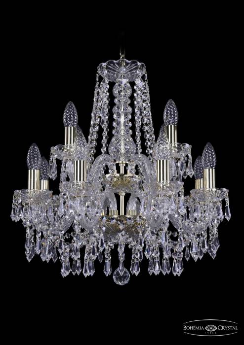 Подвесная хрустальная люстра 1403 Bohemia 1403/8+4/160/2d G