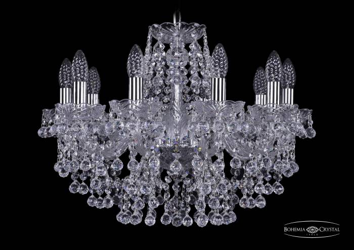 Подвесная хрустальная люстра 1409 Bohemia 1409/10/195 Ni