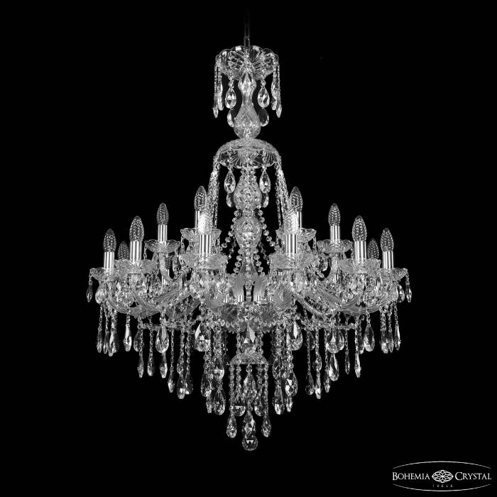 Подвесная люстра Bohemia 1415 1415/12+6/300/XL-108 Ni